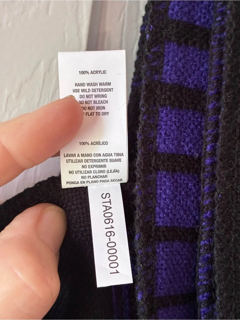 Baltimore Ravens Forever Collectibles NFL Knit Scarf Purple Black NWOT